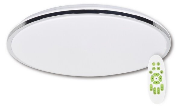 Top Light Silver KXL RC - LED Stmívatelné stropní svítidlo LED/51W/230V DO