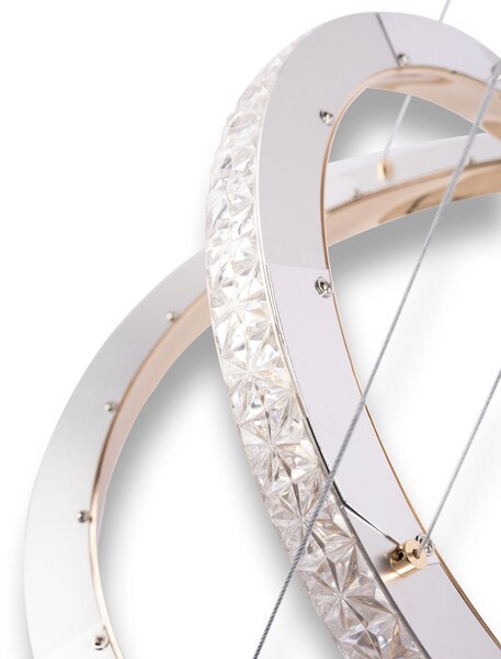 Toolight Toolight, LED stropní osvětlení 50cm, 42W, 4000K, 2500lm, MS012-CP, růžové zlato, OSW-09624