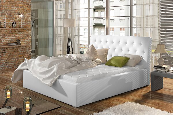 Velká čalouněná postel 200 x 200 Mia 05 - Soft 17