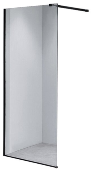BPS-koupelny Sprchová zástěna Walk-in HYD-WI07 110 černá - bez vaničky