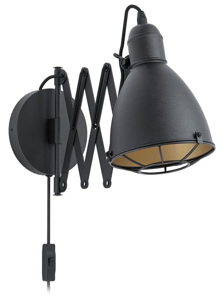 Eglo 43184 - Nástěnné svítidlo TREBURLEY 1xE27/28W/230V