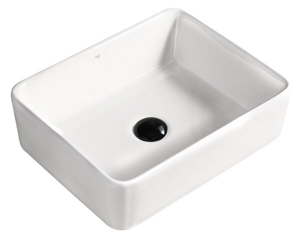 BPS-koupelny Keramické umyvadlo na desku HYD-LO-WH-480 48x37 cm, bílé