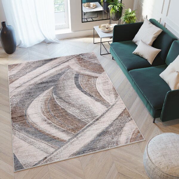 Makro Abra Moderní kusový koberec COMO RE42A béžový Rozměr: 120x170 cm