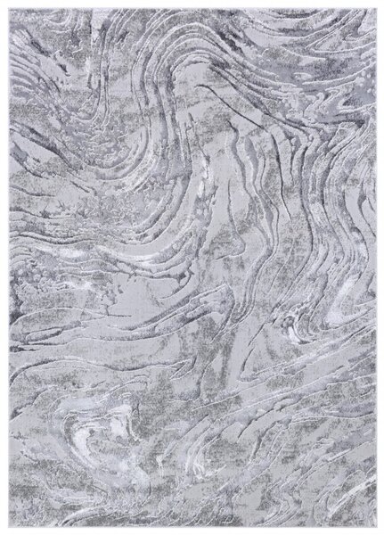 Makro Abra Moderní kusový koberec COMO NR22A Abstraktní šedý Rozměr: 140x200 cm