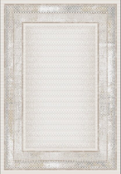 Makro Abra Moderní kusový koberec COMO PK55A Klasický bílý Rozměr: 120x170 cm