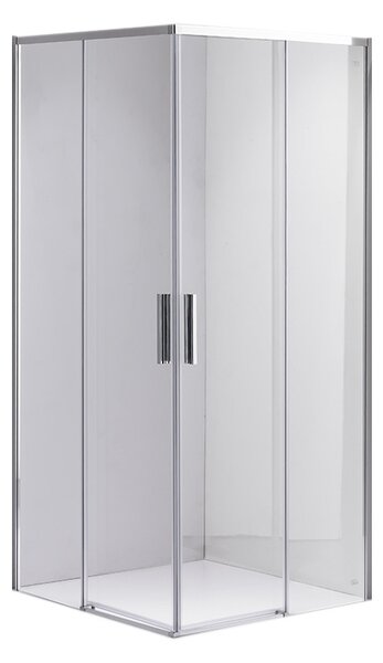 BPS-koupelny Čtvercový sprchový kout SK-NOCR HYD-5175 80x80 chrom/transparent - bez vaničky