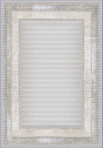 Makro Abra Moderní kusový koberec COMO PK55A Klasický šedý Rozměr: 160x230 cm