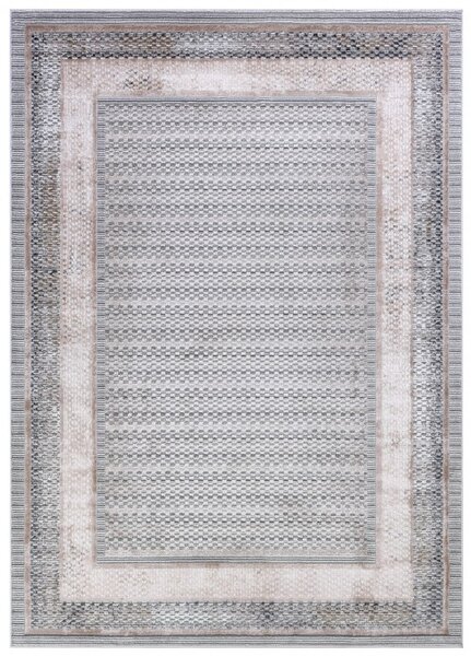 Makro Abra Moderní kusový koberec COMO PK55A Klasický šedý Rozměr: 160x230 cm