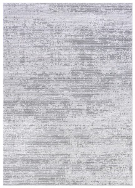 Makro Abra Moderní kusový koberec COMO PS01A Proužky světle šedý Rozměr: 80x150 cm