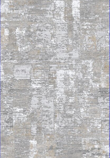 Makro Abra Moderní kusový koberec COMO PK45A Abstraktní šedý Rozměr: 80x150 cm