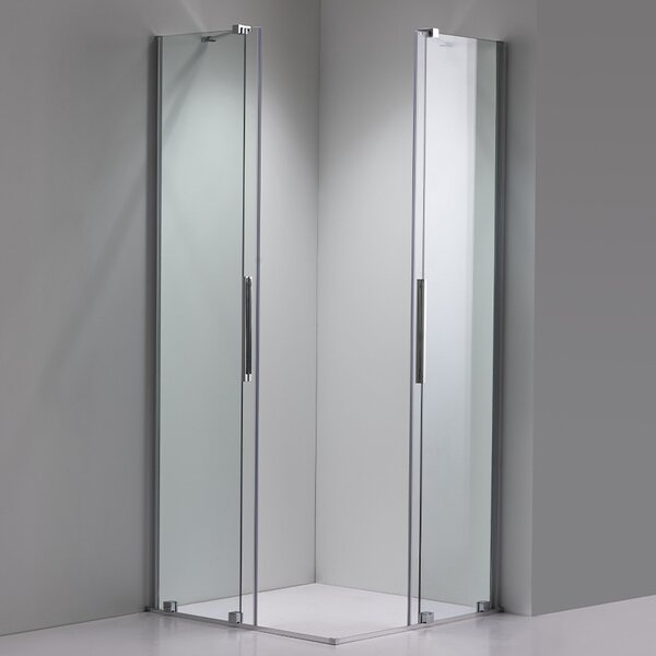 BPS-koupelny Čtvercový sprchový kout HYD-ATA-X2 80x80 chrom/transparent - bez vaničky
