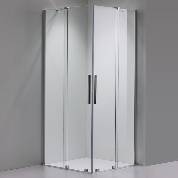 BPS-koupelny Čtvercový sprchový kout HYD-ATA-X2 80x80 chrom/transparent - bez vaničky