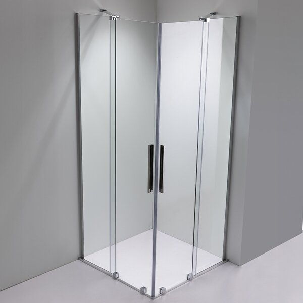 BPS-koupelny Čtvercový sprchový kout HYD-ATA-X2 80x80 chrom/transparent - bez vaničky