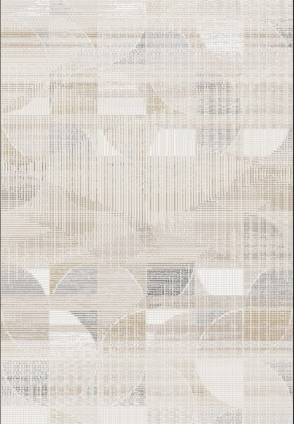 Makro Abra Moderní kusový koberec COMO PK48B krémový Rozměr: 120x170 cm