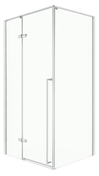 Novoterm Čtvercový sprchový kout NV-Long 80x80 chrom/transparent - bez vaničky