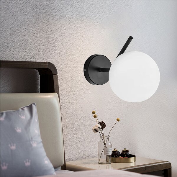 Toolight Rea, Nástěnné svítidlo G099-1W BLACK, OSW-09724