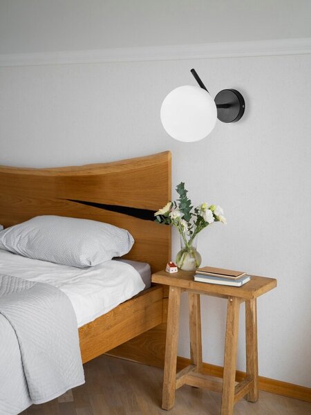 Toolight Rea, Nástěnné svítidlo G099-1W BLACK, OSW-09724