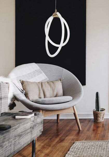 Toolight Designové LED osvětlení Ring G019-CP Gold