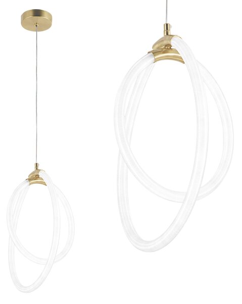 Toolight Designové LED osvětlení Ring G019-CP Gold