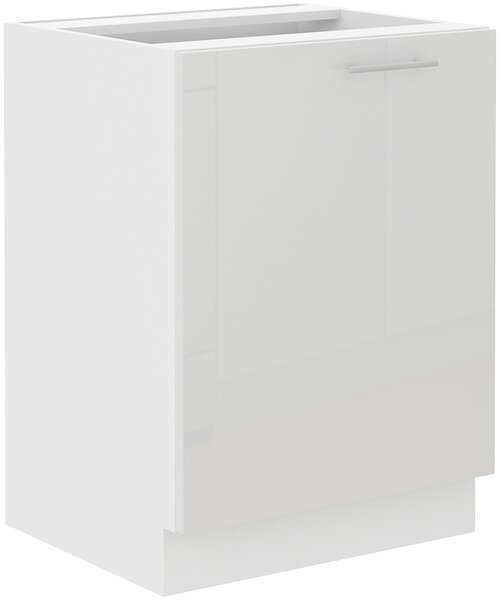 Samostatná kuchyňská skříňka spodní 60 cm GOREN - Bílá lesklá