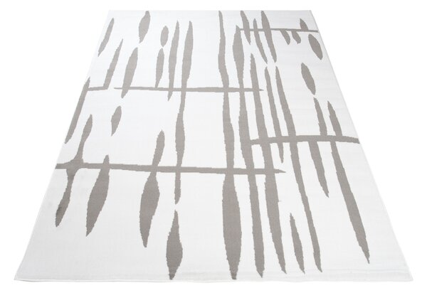 Makro Abra Moderní kusový koberec CHEAP T967A bílý šedý Rozměr: 250x300 cm