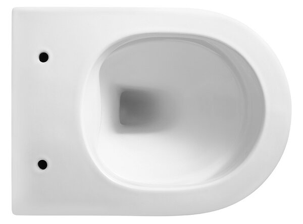 BPS-koupelny Závěsná WC mísa se SoftClose sedátkem HYD-4709, bílá