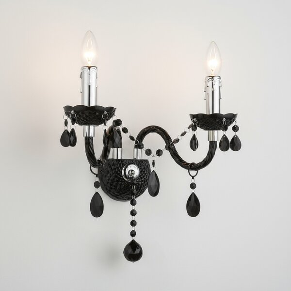 Toolight Rea, Nástěnné svítidlo EBT018-2W Black, OSW-01235