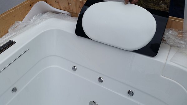 BPS-koupelny Hydromasážní vana HYD-NE912WH 170x90 BÍLÁ s ohřevem vody