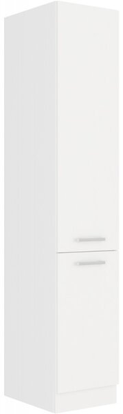 Vysoká skříň kuchyňská 40x210 cm 10 - ZERO - Bílá