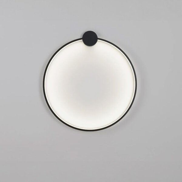 Toolight Toolight, LED nástěnné svítidlo 50cm, 4000K, 23W, APP1389-CW BLACK, černá matná, OSW-00915