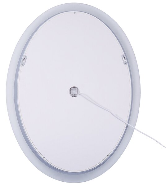 LED koupelnové zrcadlo VIRIAT 60 cm 80 cm Stříbrná