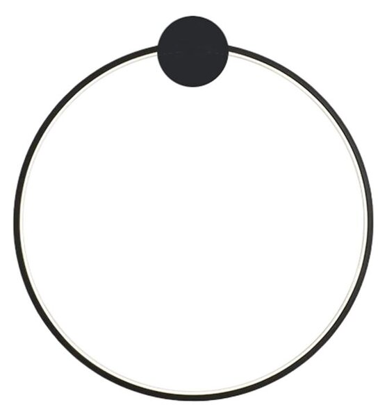 Toolight Toolight, LED nástěnné svítidlo 50cm, 4000K, 23W, APP1389-CW BLACK, černá matná, OSW-00915