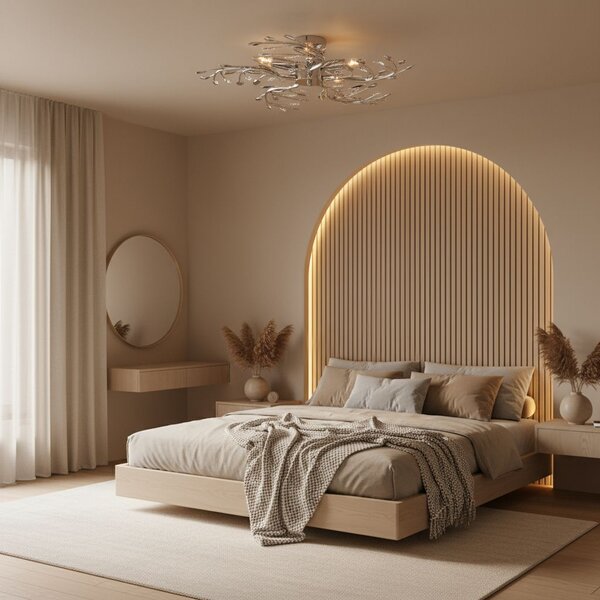 Toolight Stropní osvětlení Modern D73 EBT020-5C chrom