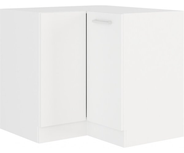Rohová kuchyňská skříňka spodní 83 x 83 cm 10 - ZERO - Bílá