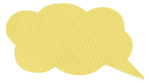 Vylen Nástěnka samolepicí - bublina malá Tmavě žlutá, Tvar bubliny: Dream (mráček) 348x319mm