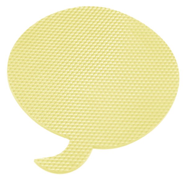 Vylen Nástěnka samolepicí - bublina malá Žlutá, Tvar bubliny: Kulatá 348x319mm