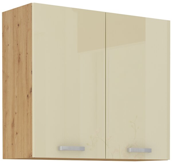 STL 80 cm skříňka horní dvoudveřová ARTISAN Barevné provedení ARTISAN: Krémový lesk