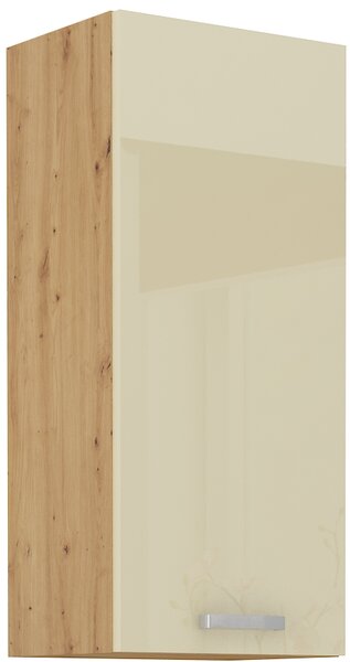 Kuchyňská nástěnná skříňka výška 90 cm 25 - MYSTIC - Béžová lesklá