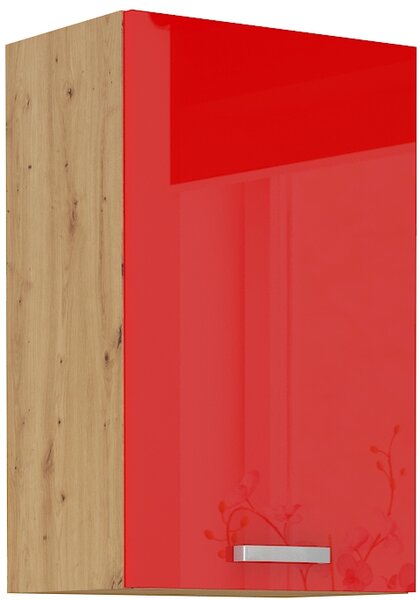 Policová kuchyňská skříňka horní šířka 45 cm 27 - MYSTIC - Červená lesklá