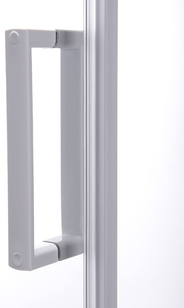 BPS-koupelny Čtvercový sprchový kout HYD-SK93B 90x90 bílá/transparent - bez vaničky