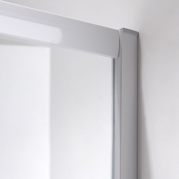 BPS-koupelny Čtvercový sprchový kout HYD-SK93B 90x90 bílá/transparent - bez vaničky