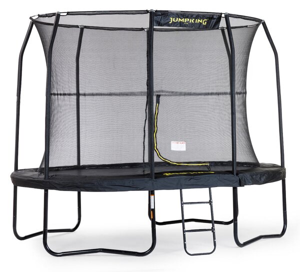 Oválná trampolína s ochrannou sítí a žebříkem JumpKing OvalPOD (2,5 × 3,4 m) (Trampolína JumpKing OVAL-POD 2,5 x 3,4 m)