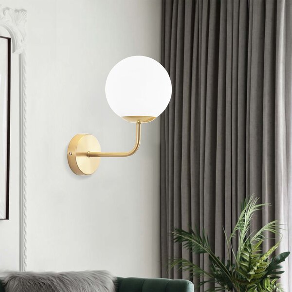 Toolight Nástěnné osvětlení Modern G096-1W zlaté
