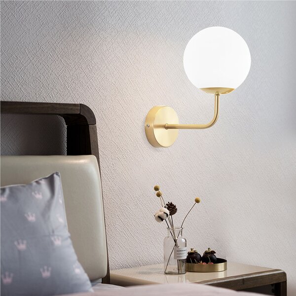 Toolight Nástěnné osvětlení Modern G096-1W zlaté