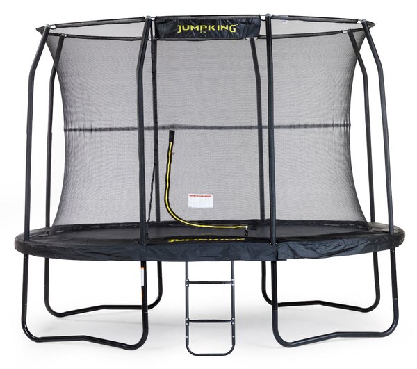 Oválná trampolína s ochrannou sítí a žebříkem JumpKing OvalPOD (2,5 × 3,4 m) (Trampolína JumpKing OVAL-POD 2,5 x 3,4 m)