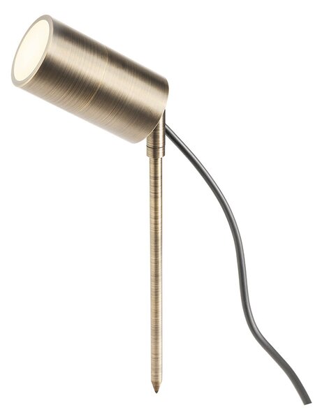 Redo Venkovní LED sloupkové svítidlo STAKE 1xGU10, v. 40 cm, IP65 Barva: Mosaz