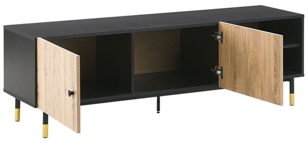 TV stolek ABILEN Hnědá/Černá