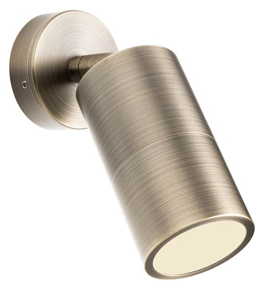 Redo Venkovní nástěnné LED svítidlo STAKE, 1xGU10, v. 17,5 cm, IP65 Barva: Mosaz