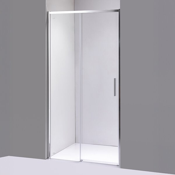 BPS-koupelny Posuvné sprchové dveře PD-NOCR HYD-5167 100 cm chrom/transparent pro instalaci do niky - bez vaničky