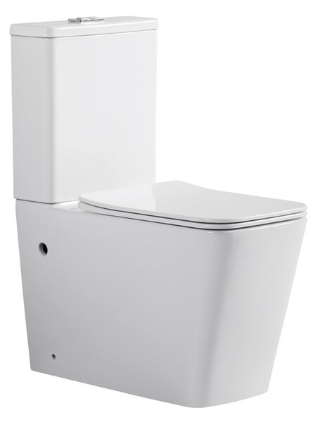 Erga Jotta, WC kombi mísa 640x365x820 mm, Rimless + toaletní sedátko, bílá lesklá, ERG-V03-JOTTA-RIM-WH